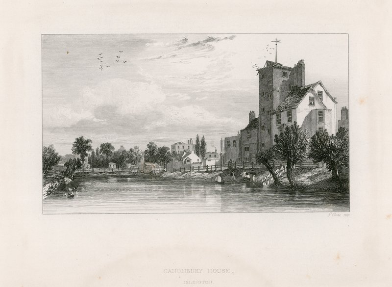 Dom i wieża Canonbury autorstwa English School