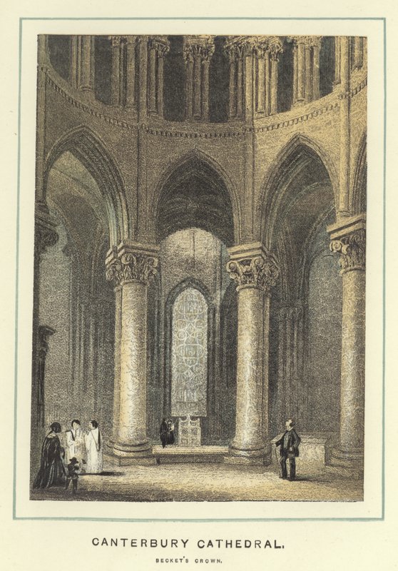 Katedra w Canterbury, Beckets Crown autorstwa English School