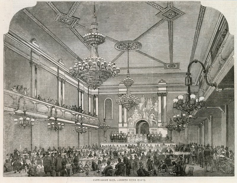 Canterbury Hall, Lambeth Upper Marsh autorstwa English School
