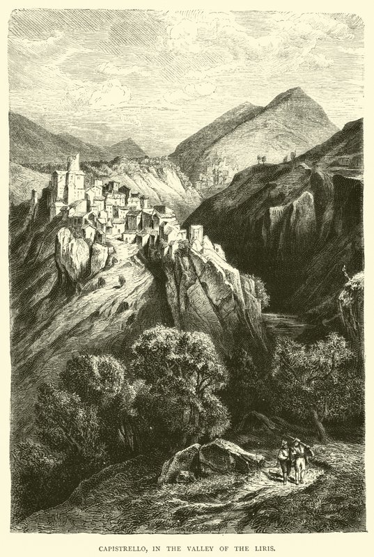 Capistrello, w Dolinie Liris autorstwa English School