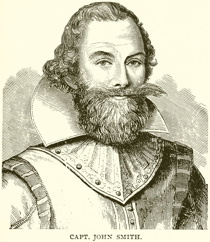 Kapitan John Smith autorstwa English School