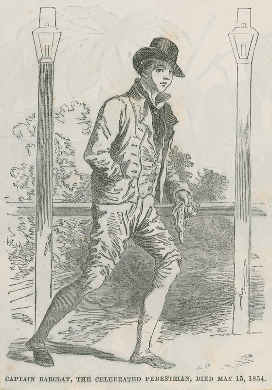 Kapitan Barclay, słynny pieszy autorstwa English School