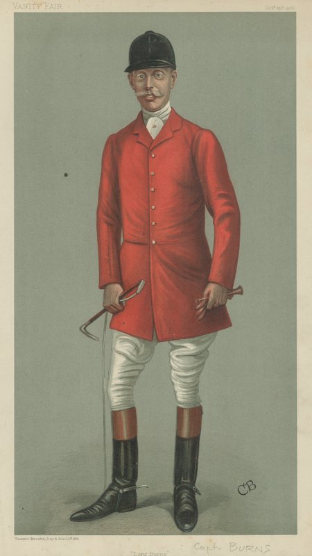 Kapitan Burns, mistrz Quorn autorstwa English School
