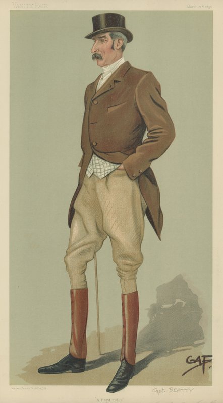 Kapitan David Longfield Beatty autorstwa English School