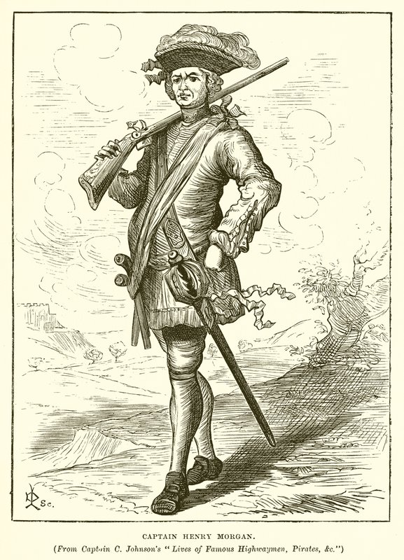 Kapitan Henry Morgan autorstwa English School