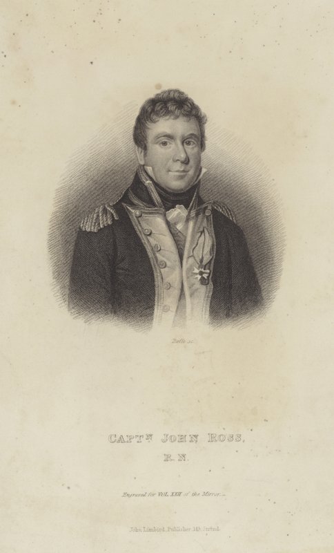 Kapitan John Ross, brytyjski oficer marynarki i badacz Arktyki autorstwa English School