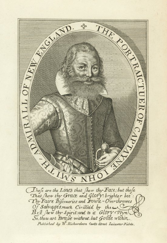 Kapitan John Smith autorstwa English School