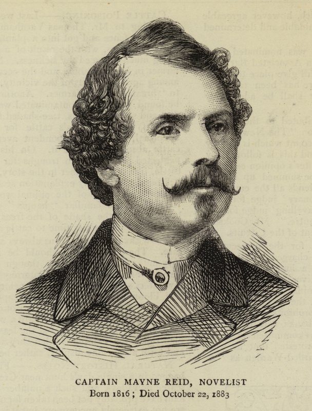 Kapitan Mayne Reid, powieściopisarz autorstwa English School