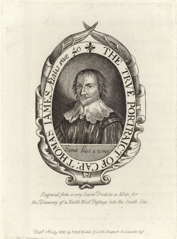 Kapitan Thomas James autorstwa English School