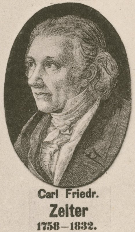 Carl Friedrich Zelter (grawiura) autorstwa English School