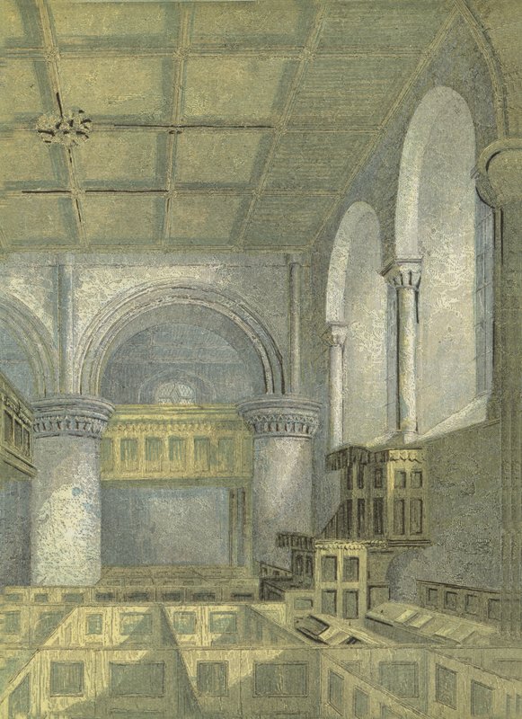 Katedra Carlisle, część nawy autorstwa English School