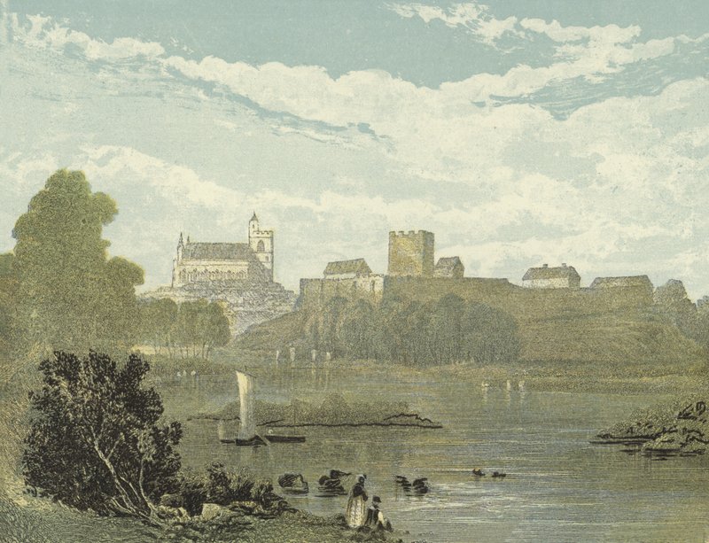 Katedra w Carlisle, widok na południowy zachód autorstwa English School