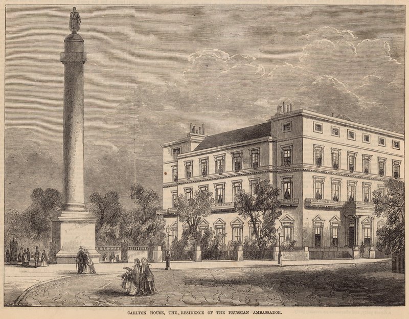 Carlton House, rezydencja ambasadora pruskiego autorstwa English School
