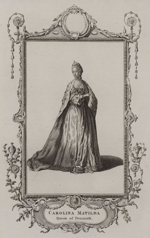Caroline Matylda, królowa Danii autorstwa English School