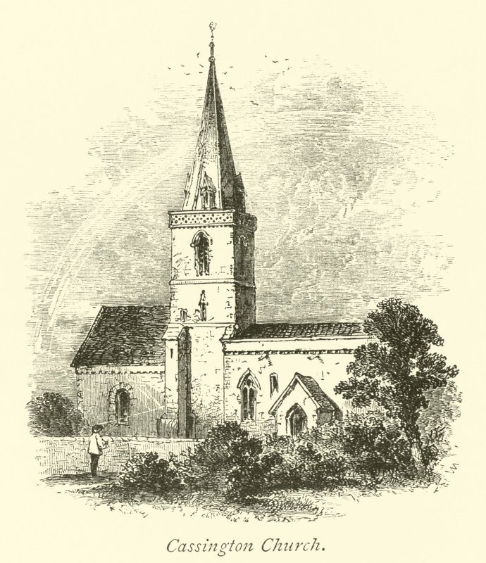 Kościół Cassington autorstwa English School