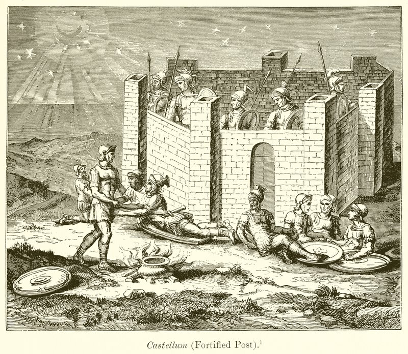 Castellum (Ufortyfikowany Słup) autorstwa English School