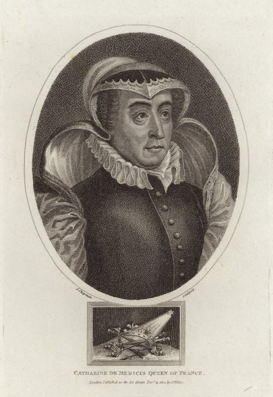 Katarzyna de Medicis królowa Francji autorstwa English School