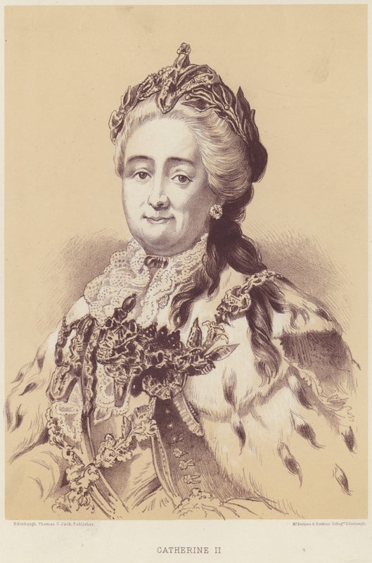 Katarzyna II z Rosji autorstwa English School