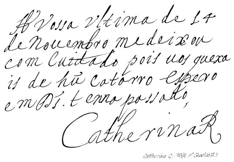 Katarzyna Q. (żona Karola II) autorstwa English School