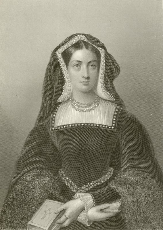 Katarzyna Aragońska, królowa króla Henryka VIII autorstwa English School