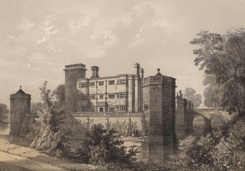 Zamek Caverswall, Staffordshire autorstwa English School