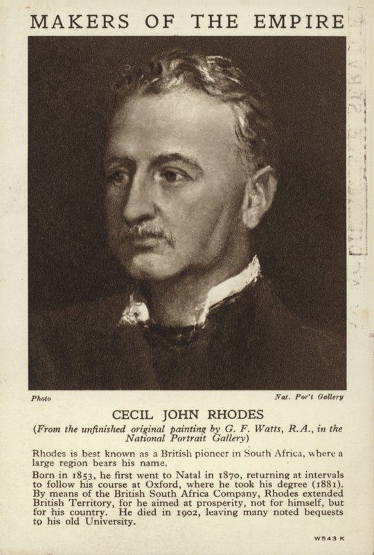 Cecil John Rhodes autorstwa English School