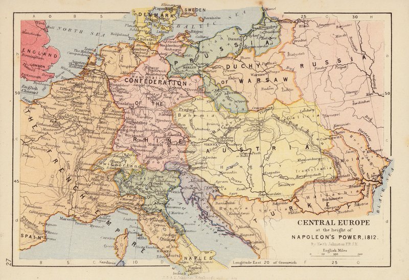 Europa Środkowa u szczytu potęgi Napoleona autorstwa English School