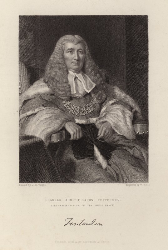 Charles Abbott Baron Tenterden autorstwa English School