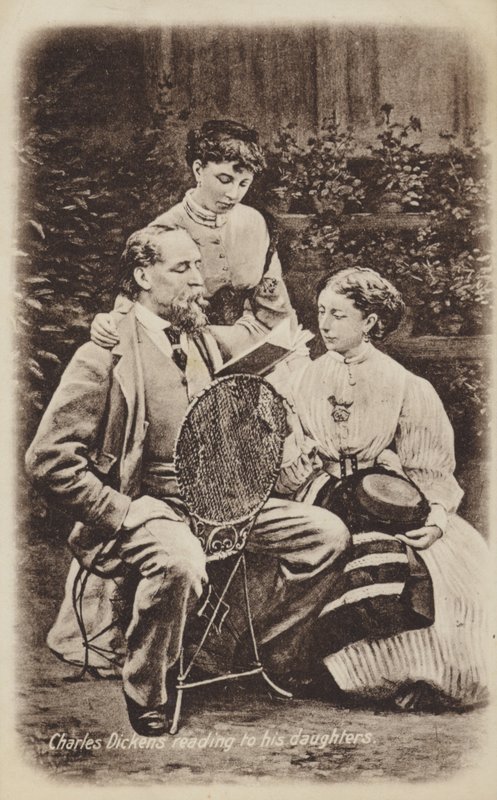 Charles Dickens (1812-1870), angielski powieściopisarz autorstwa English School