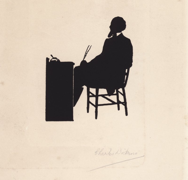 Charles Dickens, angielski powieściopisarz (litografia) autorstwa English School