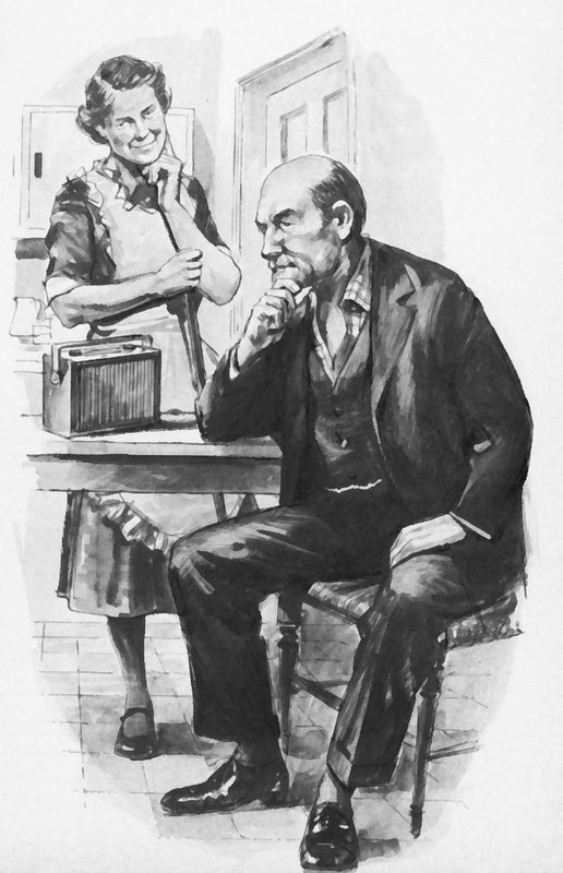 Charles Ives, słuchając swojej najsłynniejszej symfonii w radiu pokojówki autorstwa English School