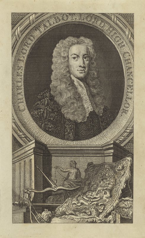 Charles Lord Talbot, Lord Wysoki Kanclerz autorstwa English School