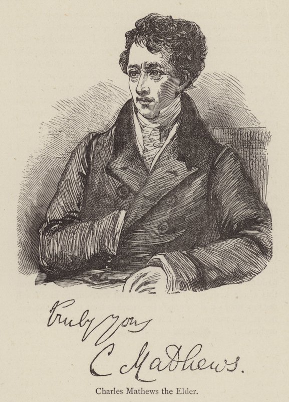 Charles Mathews Starszy (Grawerowanie) autorstwa English School