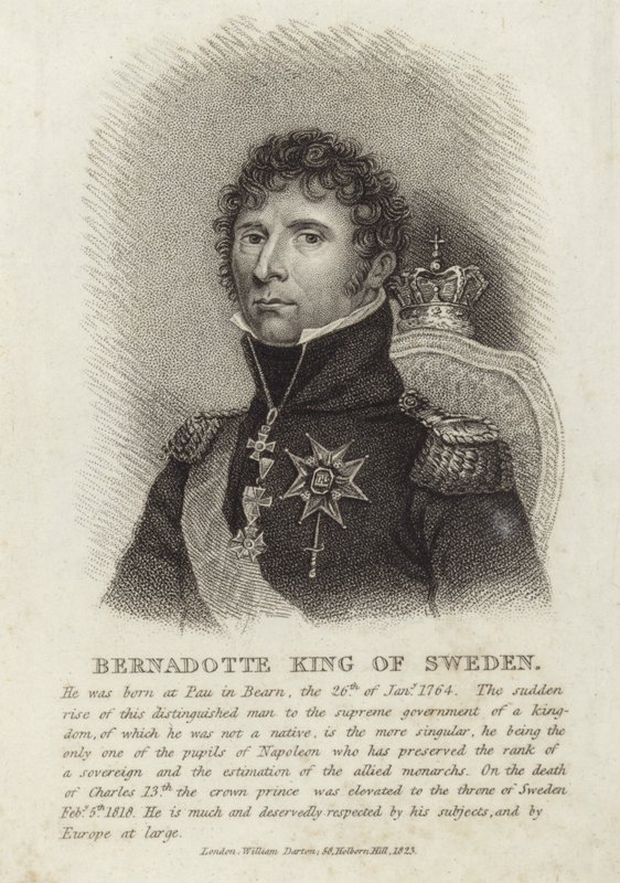 Karol XIV Jan Szwedzki autorstwa English School