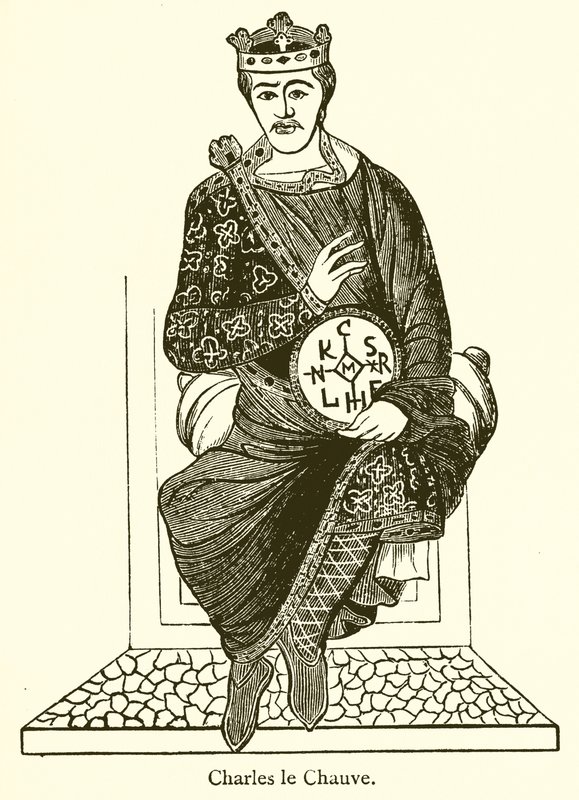 Karol Łysy autorstwa English School