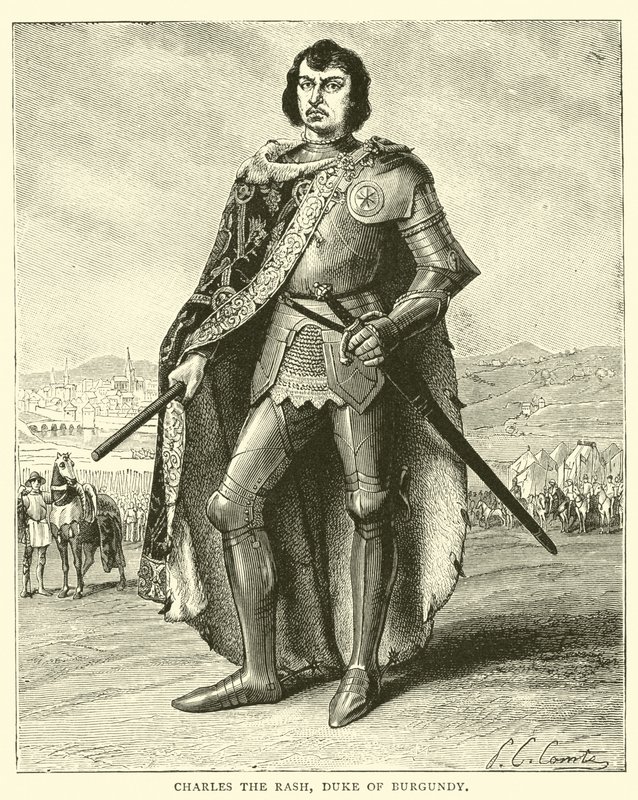 Karol Śmiały, książę Burgundii autorstwa English School