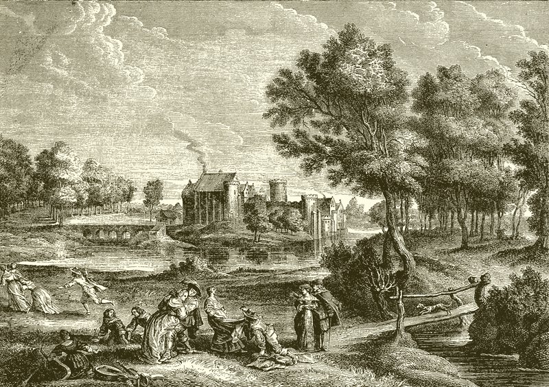 Zamek de Steen. Rezydencja Rubensa autorstwa English School