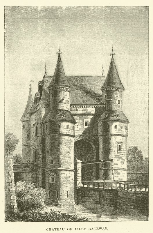 Zamek Lille Gateway (rycina) autorstwa English School