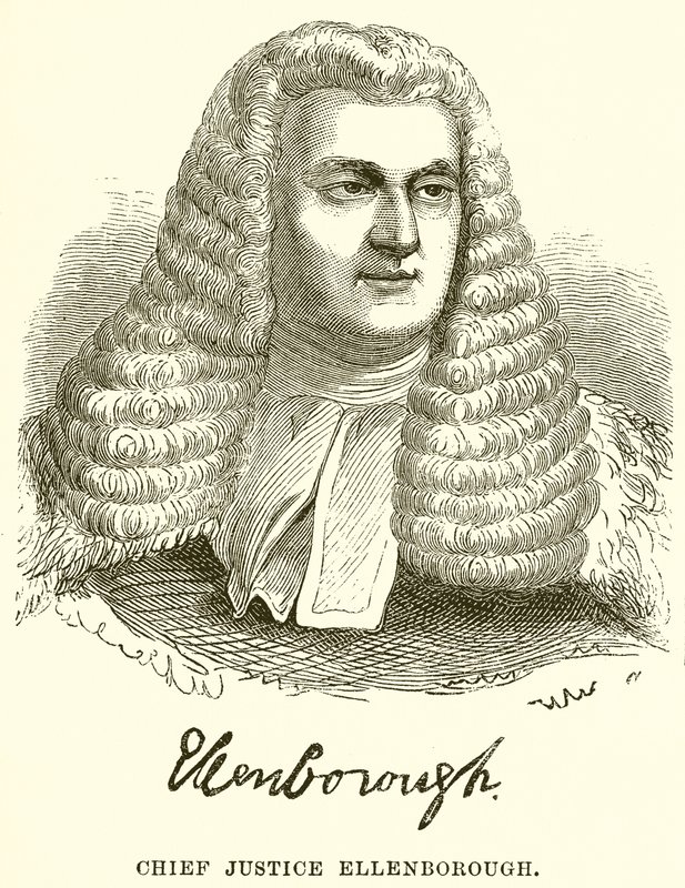 Sędzia Główny Ellenborough autorstwa English School