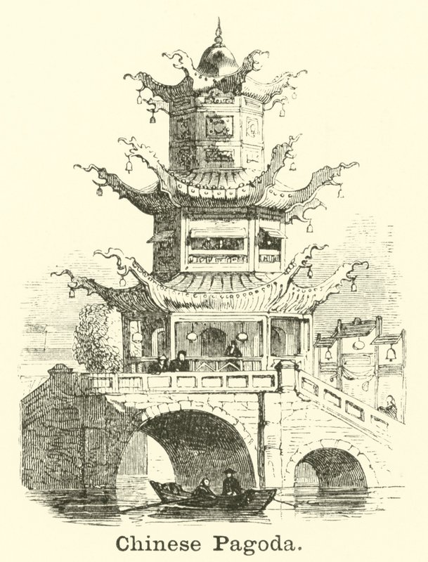 Chińska Pagoda autorstwa English School