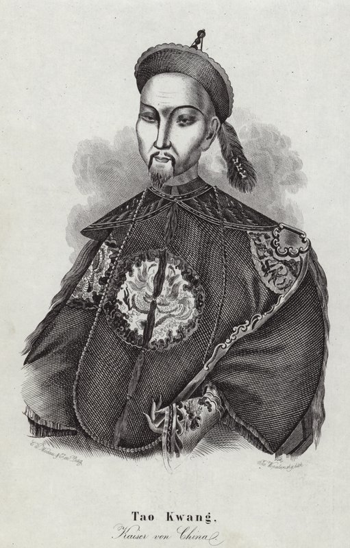 Chiński cesarz Tao Kwang autorstwa English School