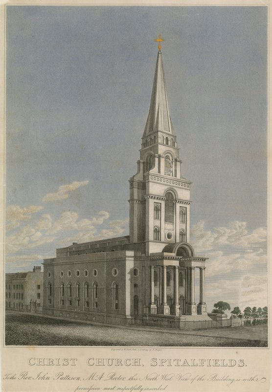 Kościół Chrystusa, Spitalfields, Londyn autorstwa English School