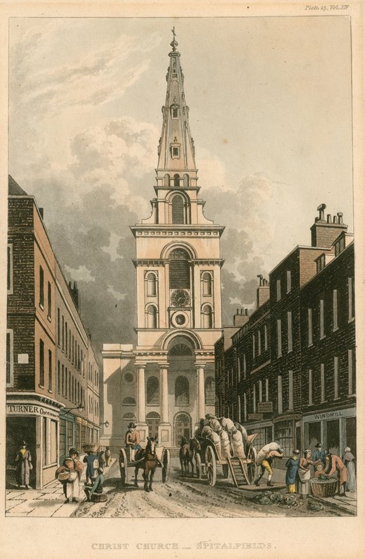 Kościół Chrystusa, Spitalfields, Londyn autorstwa English School