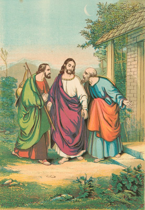 Chrystus, Jan i Piotr autorstwa English School
