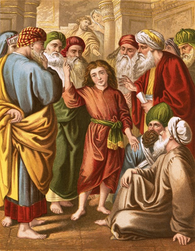 Chrystus wśród lekarzy autorstwa English School