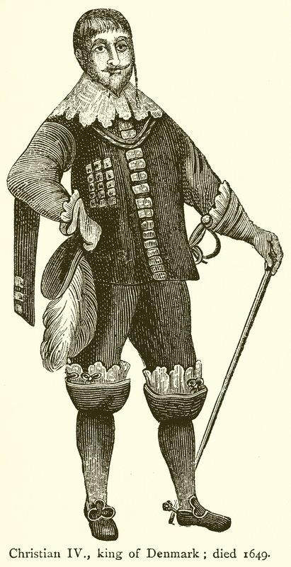 Chrystian IV, król Danii; Zmarł 1649 autorstwa English School