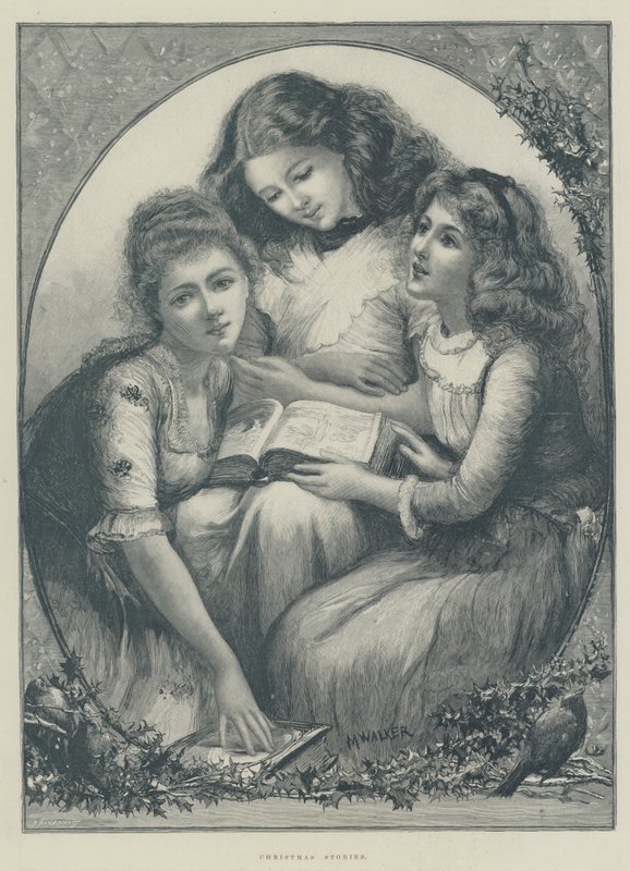 Opowieści bożonarodzeniowe (grawerowanie) autorstwa English School