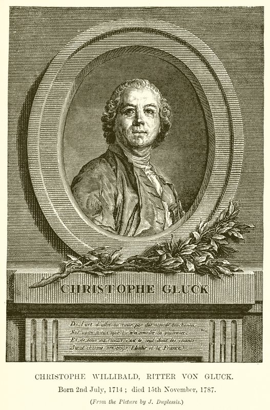 Christophe Willibald, rycerz Gluck autorstwa English School