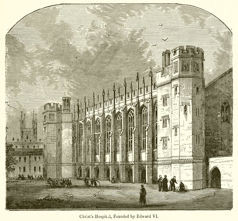 Szpital Chrystusowy, założony przez Edwarda VI autorstwa English School