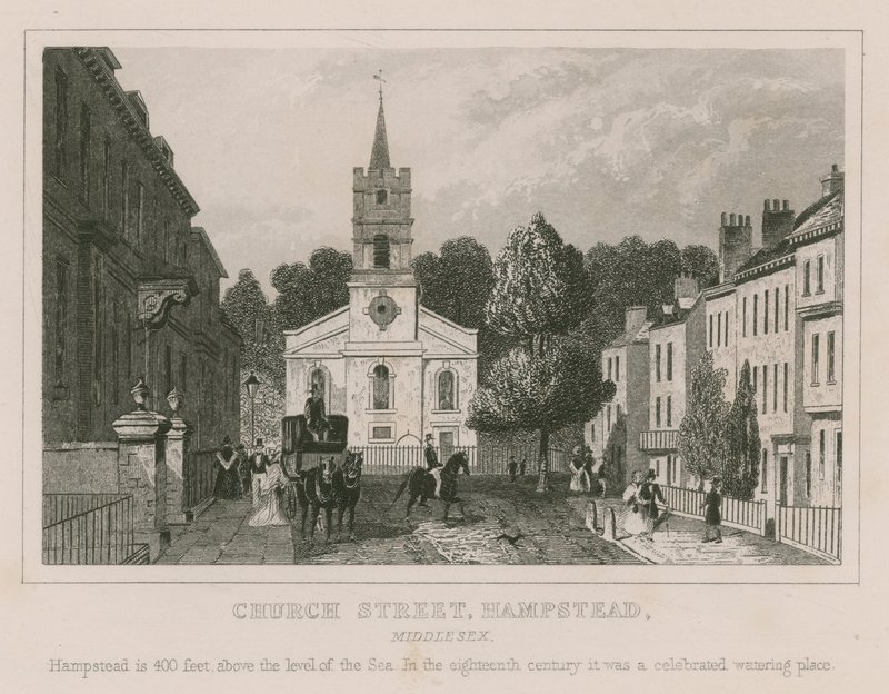 Church Street, Hampstead, Middlesex autorstwa English School